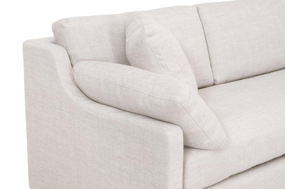 Essentials For Living - Stitch & Hand - Upholstery Lena Modular Slipcover 2-Seat Left Slope Arm Sofa - 6603-2S1LA.BISQ view 7