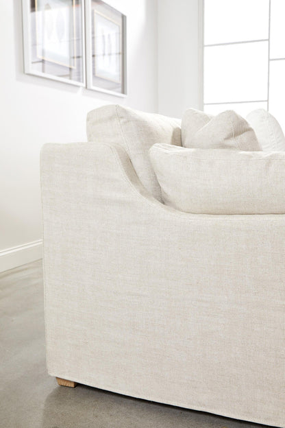 Essentials For Living - Stitch & Hand - Upholstery Lena Modular Slipcover 2-Seat Left Slope Arm Sofa - 6603-2S1LA.BISQ view 8