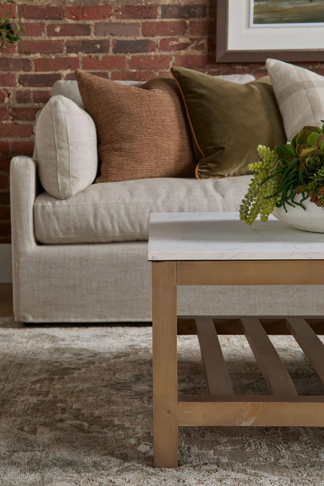 Essentials For Living - Stitch & Hand - Upholstery Lena Modular Slipcover 2-Seat Left Slope Arm Sofa - 6603-2S1LA.BISQ view 10