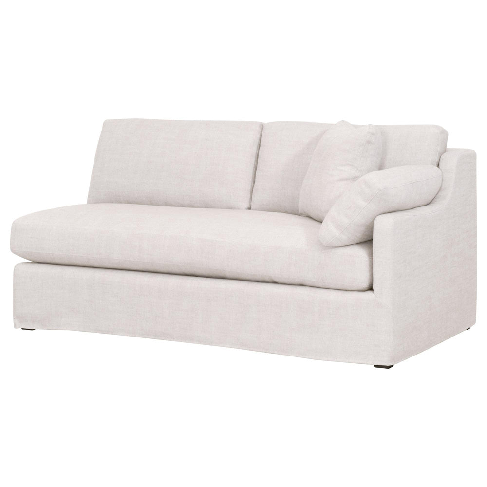 Essentials For Living - Stitch & Hand - Upholstery Lena Modular Slipcover 2-Seat Right Slope Arm Sofa - 6603-2S1RA.BISQ view 2