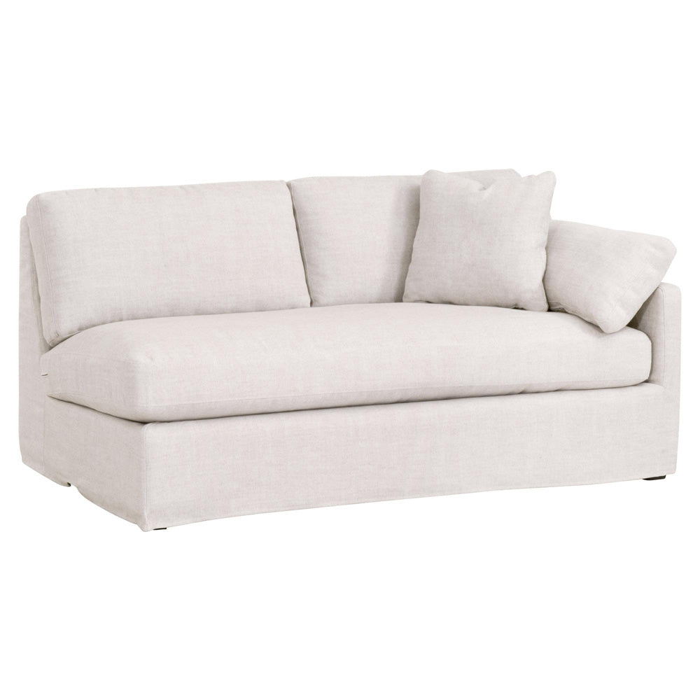 Essentials For Living - Stitch & Hand - Upholstery Lena Modular Slipcover 2-Seat Right Slope Arm Sofa - 6603-2S1RA.BISQ view 3