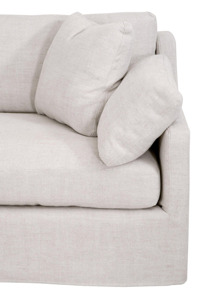 Essentials For Living - Stitch & Hand - Upholstery Lena Modular Slipcover 2-Seat Right Slope Arm Sofa - 6603-2S1RA.BISQ view 6
