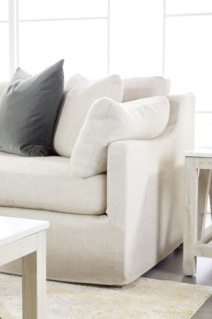 Essentials For Living - Stitch & Hand - Upholstery Lena Modular Slipcover 2-Seat Right Slope Arm Sofa - 6603-2S1RA.BISQ view 9