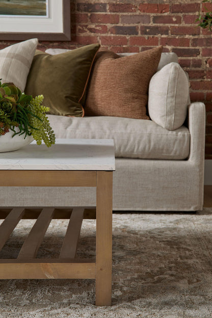 Essentials For Living - Stitch & Hand - Upholstery Lena Modular Slipcover 2-Seat Right Slope Arm Sofa - 6603-2S1RA.BISQ view 10