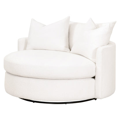Essentials For Living - Stitch & Hand - Upholstery Lourne Grand Swivel Sofa Chair - 6644.BOU-SNO view 2
