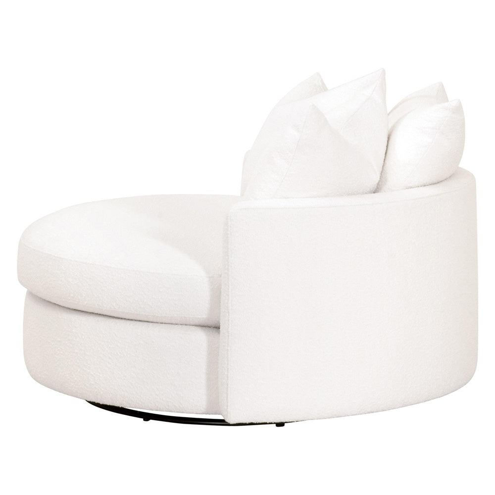 Essentials For Living - Stitch & Hand - Upholstery Lourne Grand Swivel Sofa Chair - 6644.BOU-SNO view 3