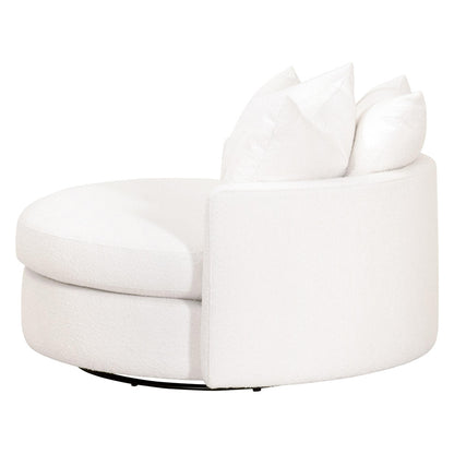 Essentials For Living - Stitch & Hand - Upholstery Lourne Grand Swivel Sofa Chair - 6644.BOU-SNO view 3