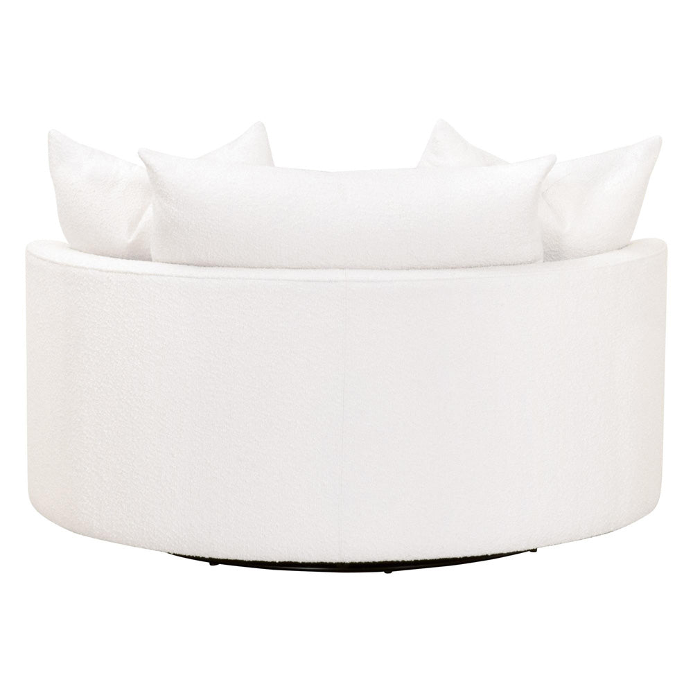 Essentials For Living - Stitch & Hand - Upholstery Lourne Grand Swivel Sofa Chair - 6644.BOU-SNO view 5
