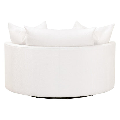 Essentials For Living - Stitch & Hand - Upholstery Lourne Grand Swivel Sofa Chair - 6644.BOU-SNO view 5