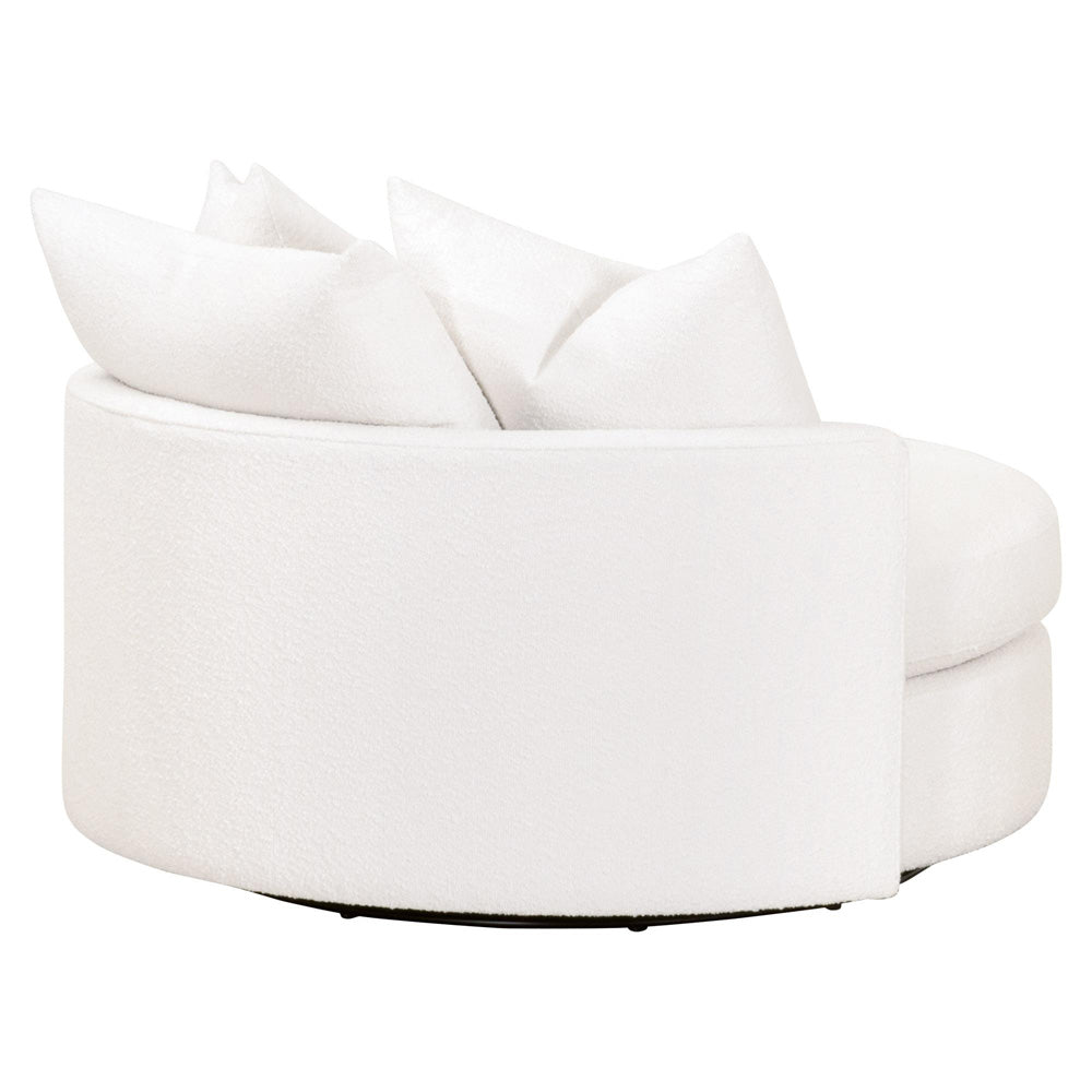 Essentials For Living - Stitch & Hand - Upholstery Lourne Grand Swivel Sofa Chair - 6644.BOU-SNO view 6