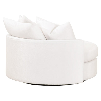 Essentials For Living - Stitch & Hand - Upholstery Lourne Grand Swivel Sofa Chair - 6644.BOU-SNO view 6