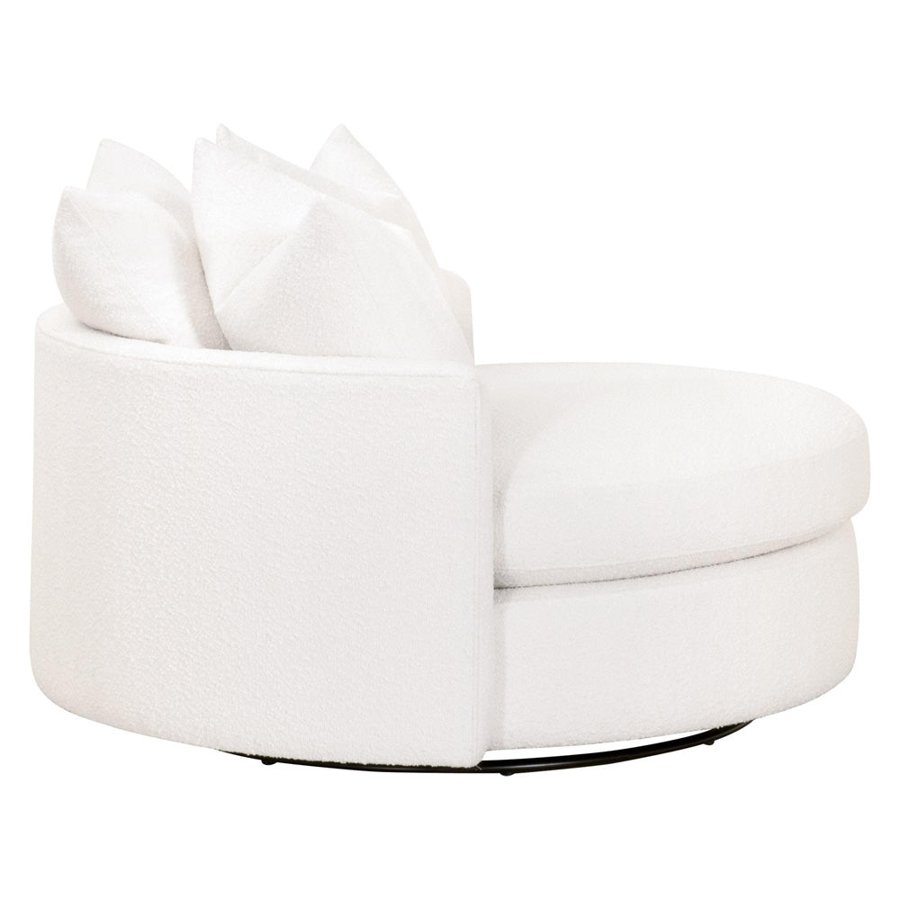 Essentials For Living - Stitch & Hand - Upholstery Lourne Grand Swivel Sofa Chair - 6644.BOU-SNO view 7