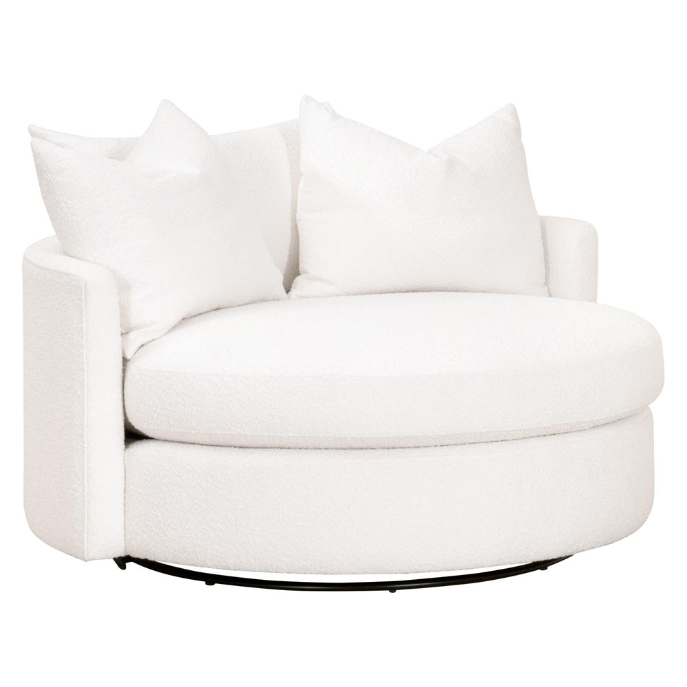 Essentials For Living - Stitch & Hand - Upholstery Lourne Grand Swivel Sofa Chair - 6644.BOU-SNO view 8
