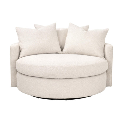 Essentials For Living - Stitch & Hand - Upholstery Lourne Grand Swivel Sofa Chair - 6644.LGLIN view 1