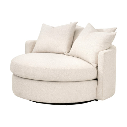 Essentials For Living - Stitch & Hand - Upholstery Lourne Grand Swivel Sofa Chair - 6644.LGLIN view 2