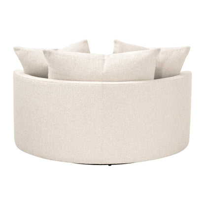 Essentials For Living - Stitch & Hand - Upholstery Lourne Grand Swivel Sofa Chair - 6644.LGLIN view 5