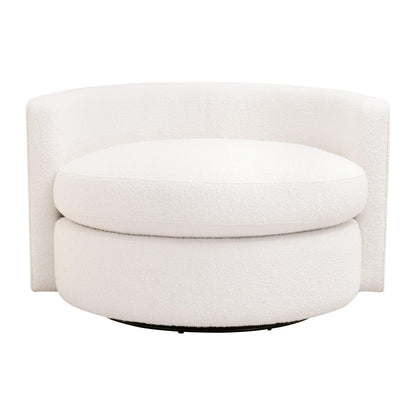 Essentials For Living - Stitch & Hand - Upholstery Lourne Petite Swivel Sofa Chair - 6644-P.BOU-SNO view 9