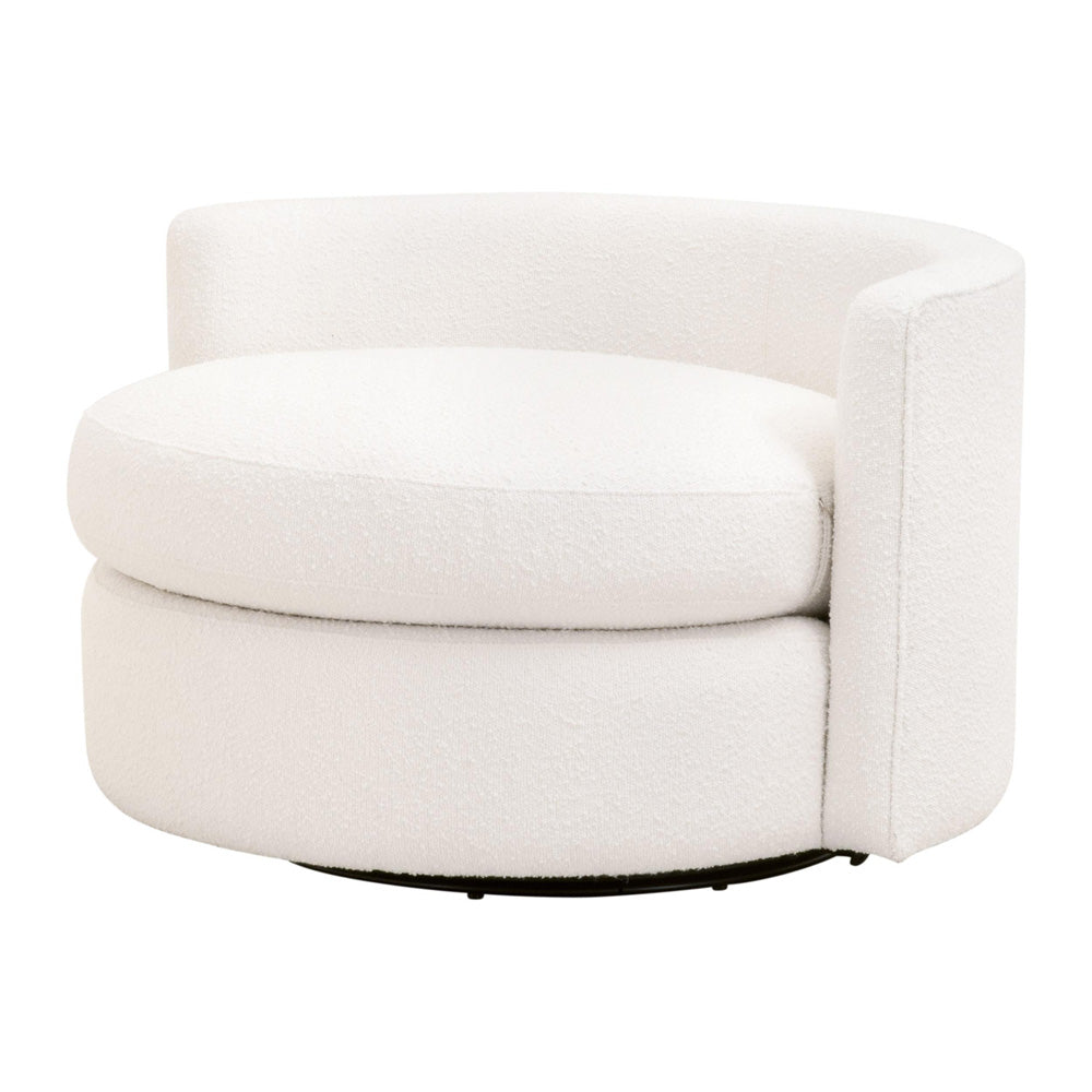 Essentials For Living - Stitch & Hand - Upholstery Lourne Petite Swivel Sofa Chair - 6644-P.BOU-SNO view 10
