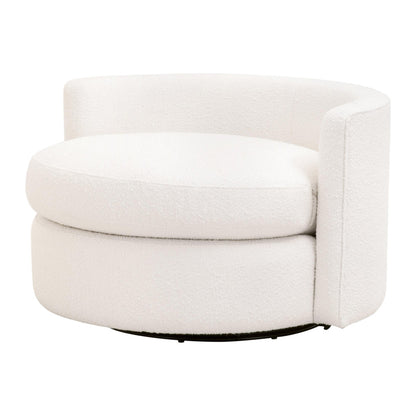 Essentials For Living - Stitch & Hand - Upholstery Lourne Petite Swivel Sofa Chair - 6644-P.BOU-SNO view 10
