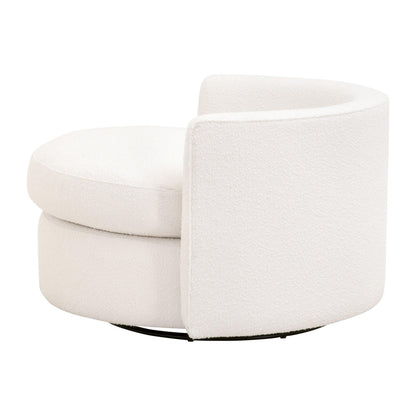 Essentials For Living - Stitch & Hand - Upholstery Lourne Petite Swivel Sofa Chair - 6644-P.BOU-SNO view 11