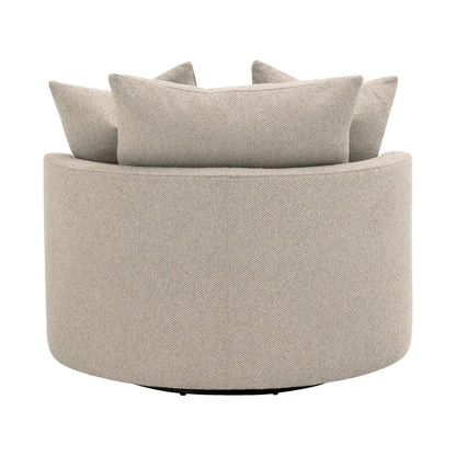 Essentials For Living - Stitch & Hand - Upholstery Lourne Petite Swivel Sofa Chair - 6644-P.LGJUT view 5