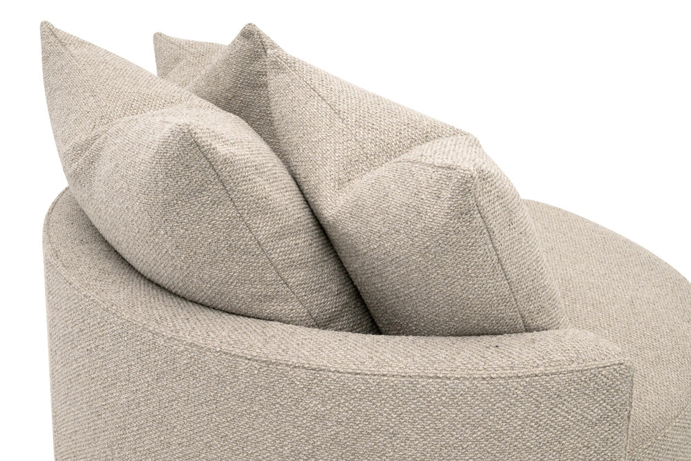 Essentials For Living - Stitch & Hand - Upholstery Lourne Petite Swivel Sofa Chair - 6644-P.LGJUT view 8