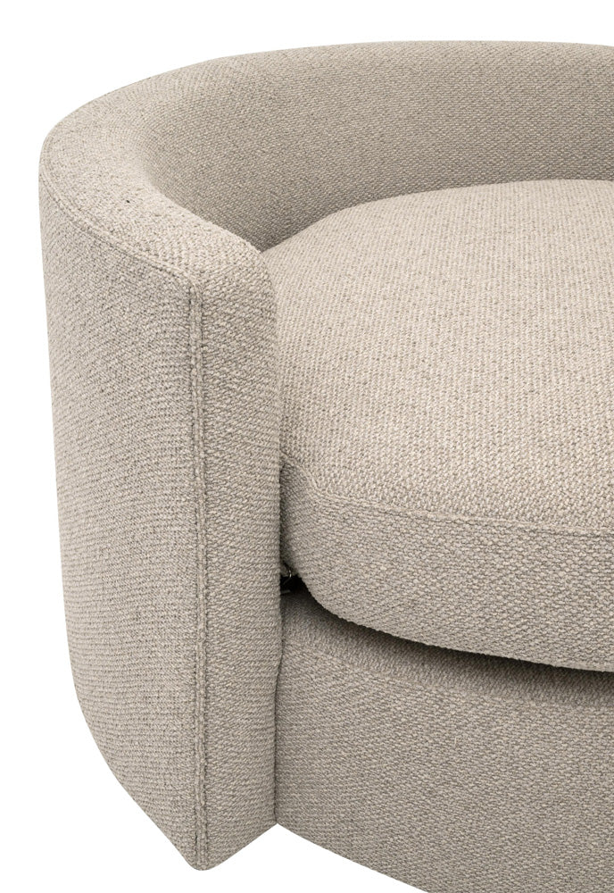 Essentials For Living - Stitch & Hand - Upholstery Lourne Petite Swivel Sofa Chair - 6644-P.LGJUT view 9