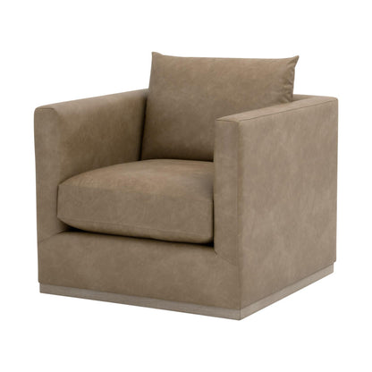 Essentials For Living - Stitch & Hand - Upholstery Siena Plinth Base Swivel Club Chair - 6608.IVT/NG view 2