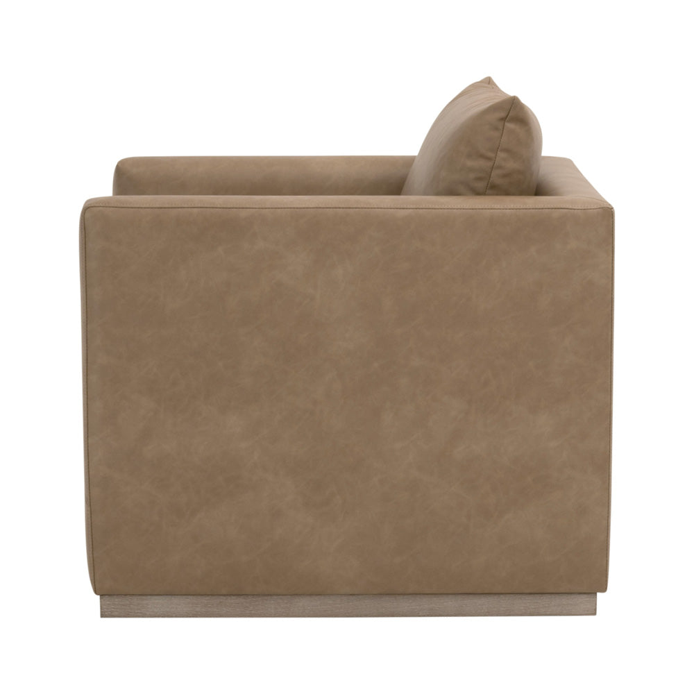 Essentials For Living - Stitch & Hand - Upholstery Siena Plinth Base Swivel Club Chair - 6608.IVT/NG view 3