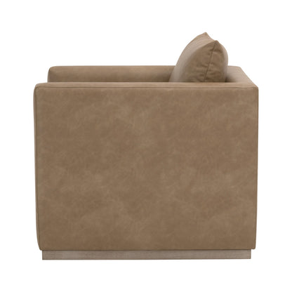 Essentials For Living - Stitch & Hand - Upholstery Siena Plinth Base Swivel Club Chair - 6608.IVT/NG view 3