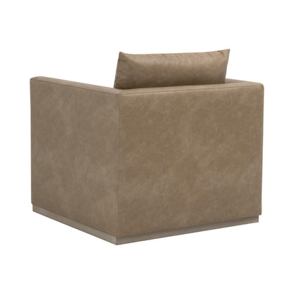 Essentials For Living - Stitch & Hand - Upholstery Siena Plinth Base Swivel Club Chair - 6608.IVT/NG view 4