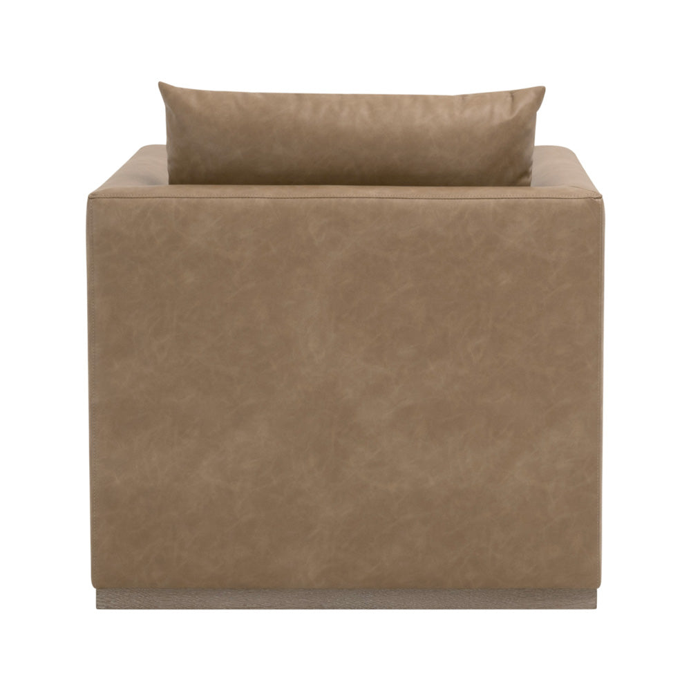 Essentials For Living - Stitch & Hand - Upholstery Siena Plinth Base Swivel Club Chair - 6608.IVT/NG view 5