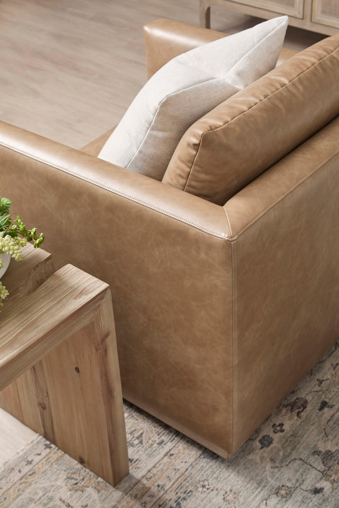 Essentials For Living - Stitch & Hand - Upholstery Siena Plinth Base Swivel Club Chair - 6608.IVT/NG view 10