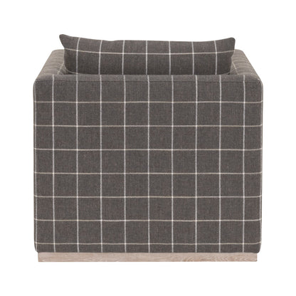 Essentials For Living - Stitch & Hand - Upholstery Siena Plinth Base Swivel Club Chair - 6608.WSTL/NG view 5