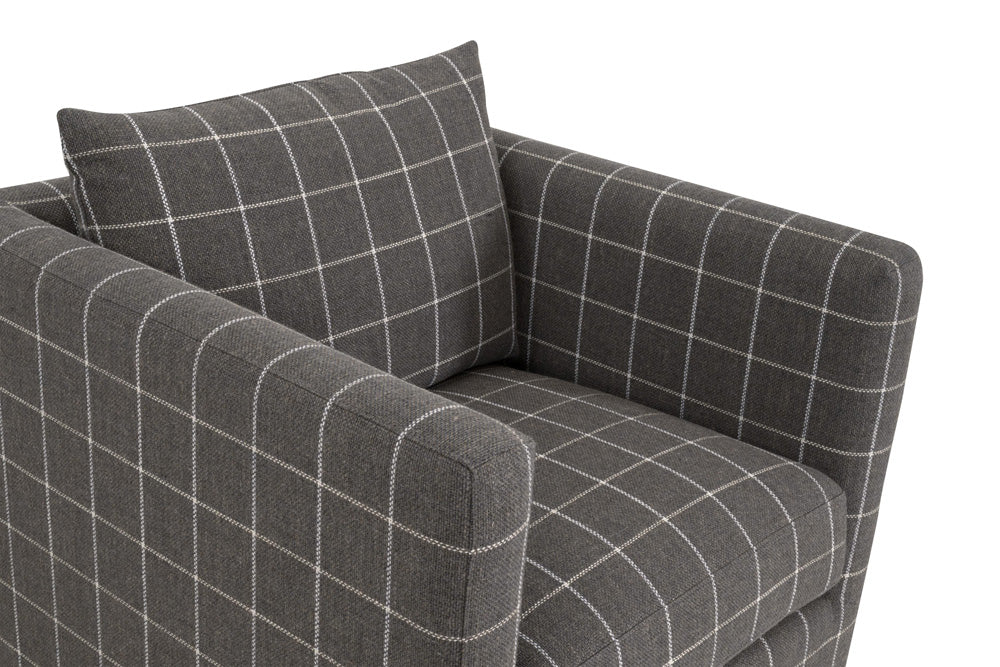 Essentials For Living - Stitch & Hand - Upholstery Siena Plinth Base Swivel Club Chair - 6608.WSTL/NG view 6