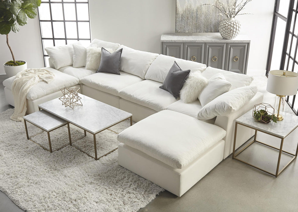 Essentials For Living - Stitch & Hand - Upholstery Sky Modular Corner Chair - 6610-CRN.LPPRL view 9