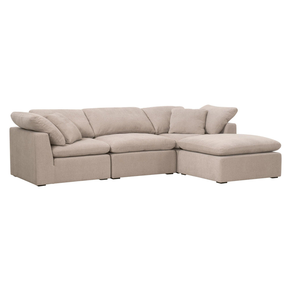 Essentials For Living - Stitch & Hand - Upholstery Sky Modular Ottoman - 6610-0.LATMB view 5