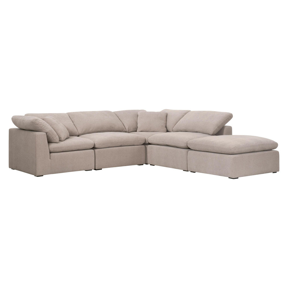 Essentials For Living - Stitch & Hand - Upholstery Sky Modular Ottoman - 6610-0.LATMB view 9