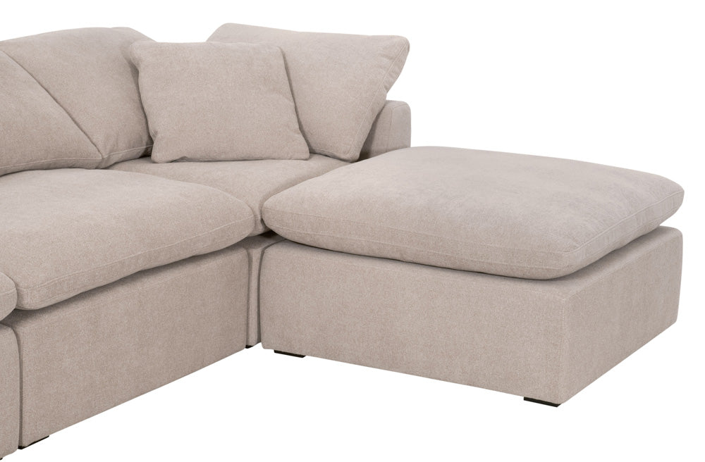 Essentials For Living - Stitch & Hand - Upholstery Sky Modular Ottoman - 6610-0.LATMB view 11