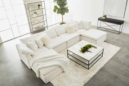 Essentials For Living - Stitch & Hand - Upholstery Sky Modular Ottoman - 6610-0.LPPRL view 12
