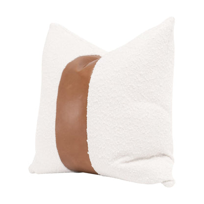 Essentials For Living - Stitch & Hand - Upholstery The Split Decision 20" Essential Pillow, Set of 2 - 7206-20.BOU-SNO/WB view 2
