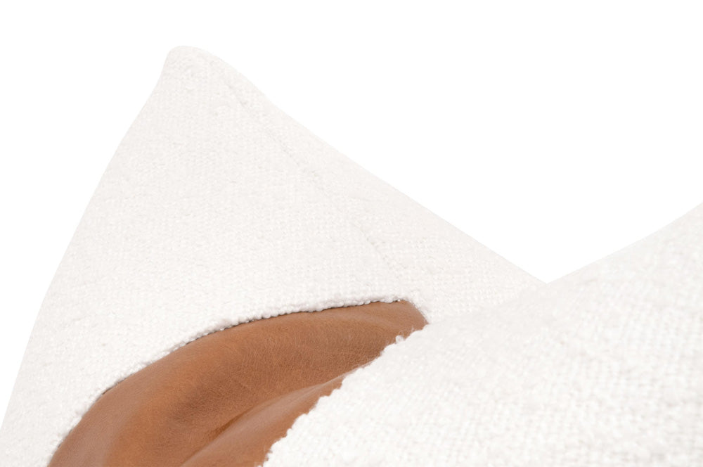 Essentials For Living - Stitch & Hand - Upholstery The Split Decision 20" Essential Pillow, Set of 2 - 7206-20.BOU-SNO/WB view 3