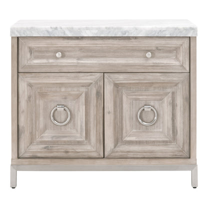 Essentials For Living - Traditions Azure Carrera Media Chest - 6154.NG-BSTL/WHT_CLOSEOUT view 1