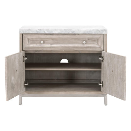Essentials For Living - Traditions Azure Carrera Media Chest - 6154.NG-BSTL/WHT_CLOSEOUT view 2