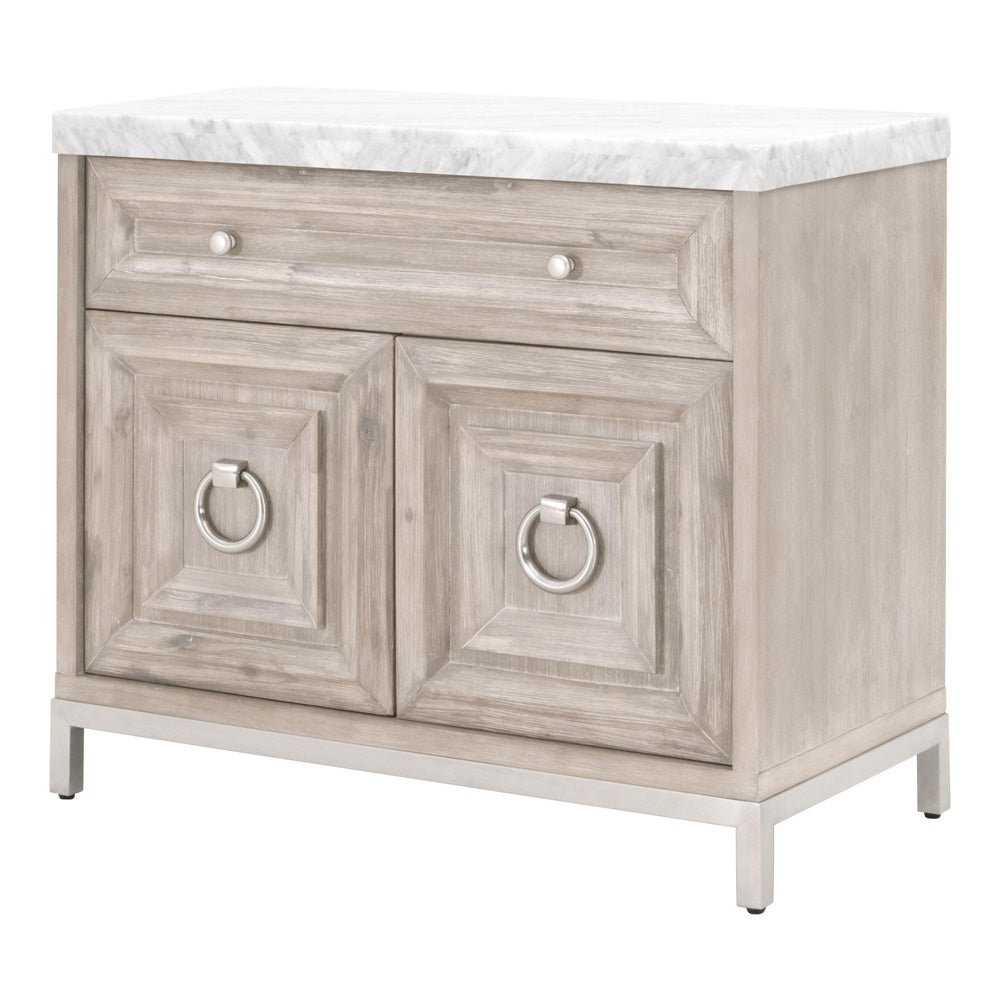 Essentials For Living - Traditions Azure Carrera Media Chest - 6154.NG-BSTL/WHT_CLOSEOUT view 3