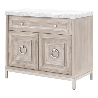 Essentials For Living - Traditions Azure Carrera Media Chest - 6154.NG-BSTL/WHT_CLOSEOUT view 3