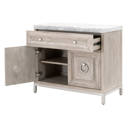 Essentials For Living - Traditions Azure Carrera Media Chest - 6154.NG-BSTL/WHT_CLOSEOUT view 4