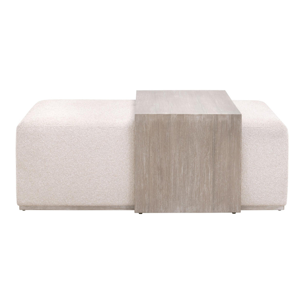 Essentials For Living - Traditions Dovetail Upholstered Coffee Table - 6042.NG/LGLIN view 1
