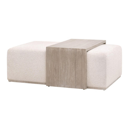 Essentials For Living - Traditions Dovetail Upholstered Coffee Table - 6042.NG/LGLIN view 3