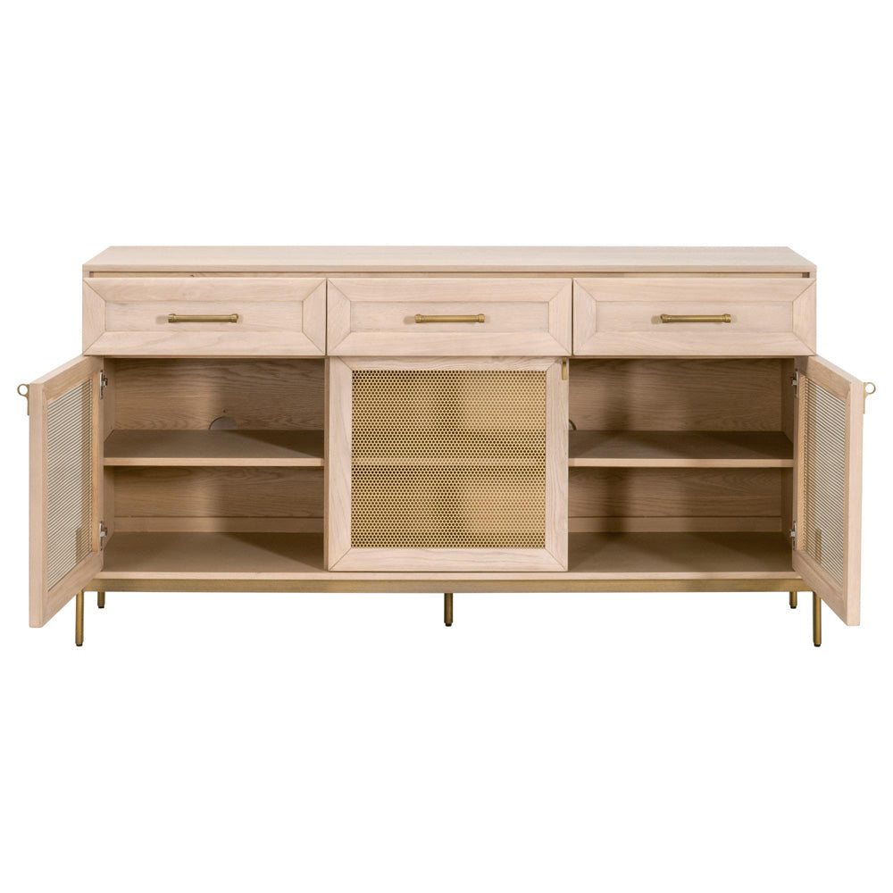 Essentials For Living - Traditions Dwell Media Sideboard - 6086.LHON/BGLD_CLOSEOUT view 2